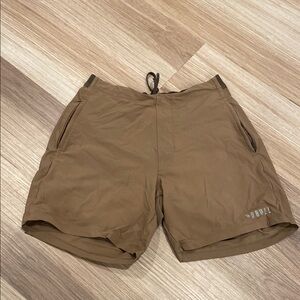 NOBULL Brown Athletic Shorts